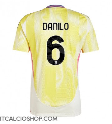 Juventus Danilo Luiz #6 Seconda Maglia 2024-25 Manica Corta